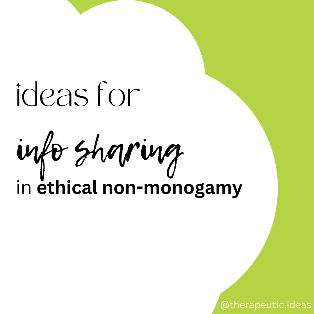 Info Sharing in Non-Monogamy